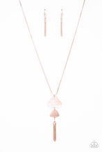 Load image into Gallery viewer, TIDE You Over Paparazzi Rose Gold Necklace