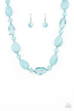 Load image into Gallery viewer, Staycation Stunner Paparazzi Blue Stone Necklace