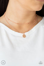 Load image into Gallery viewer, Modestly Minimalist Paparazzi Copper Necklace