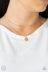 Modestly Minimalist Paparazzi Copper Necklace