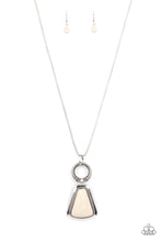 Load image into Gallery viewer, Stone Prairies Paparazzi White Stone Necklace