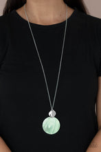 Load image into Gallery viewer, Tidal Tease Paparazzi Green Iridescence Necklace