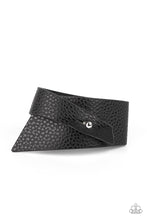 Load image into Gallery viewer, PIECE Offering Paparazzi Black Leather Bracelet