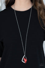 Load image into Gallery viewer, Galactic Wonder Paparazzi Red Bling Necklace