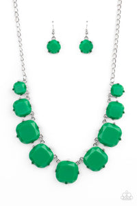 Prismatic Prima Donna Paparazzi Green Necklace