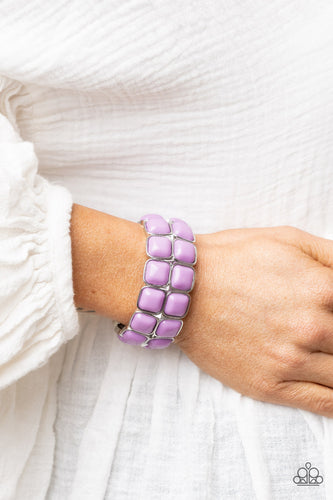 Double The DIVA-ttitude Paparazzi Purple Bracelet