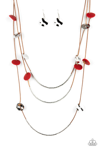 Alluring LuxePaparazzi Red Necklace