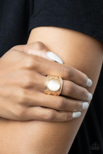 Blooming Enchantment Paparazzi Gold Ring