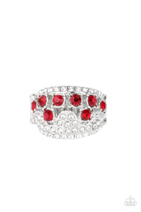 Imperial Incandescence Paparazzi Red Bling Ring