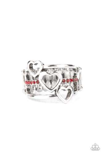 Give Me AMOR Paparazzi Red Heart Ring