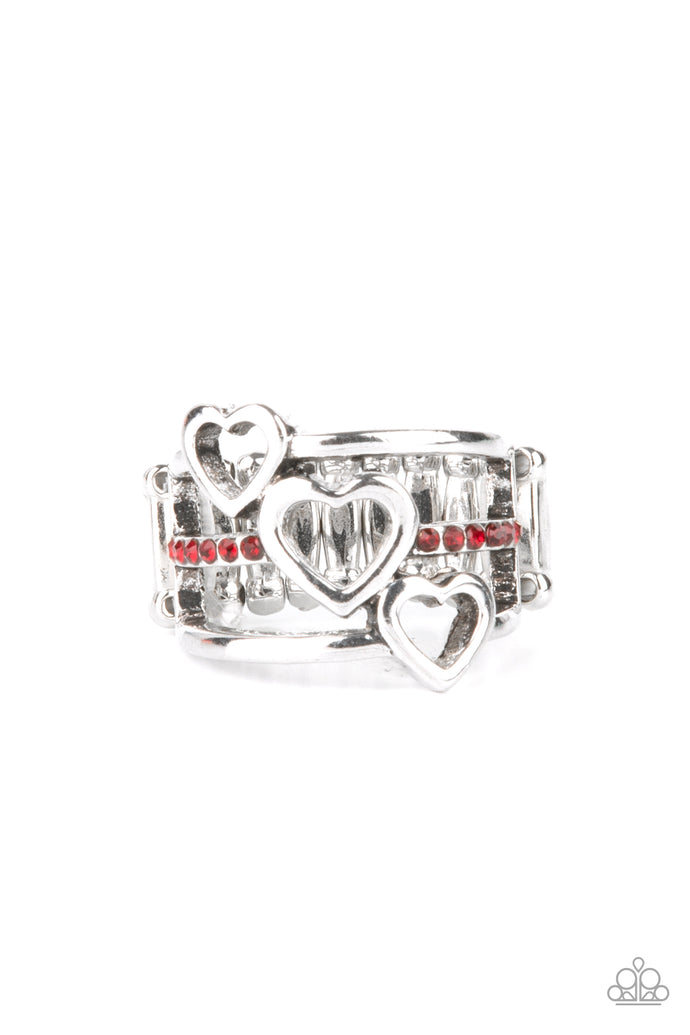 Give Me AMOR Paparazzi Red Heart Ring