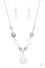 Load image into Gallery viewer, DEW What You Wanna DEW Paparazzi White Necklace