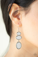 Load image into Gallery viewer, Tiers Of Tranquility Paparazzi White Earrings