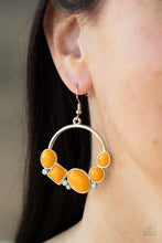 Load image into Gallery viewer, Beautifully Bubblicious Paparazzi Orange Earrings