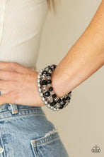 Load image into Gallery viewer, Gimme Gimme Paparazzi Black Wrap Bracelet