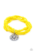 Load image into Gallery viewer, Badlands Botany Paparazzi Yellow Bracelet