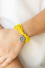 Load image into Gallery viewer, Badlands Botany Paparazzi Yellow Bracelet