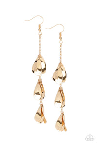 Arrival CHIME Paparazzi Gold Earrings