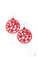 Load image into Gallery viewer, Cosmic Paradise Paparazzi Red Woods Earrings