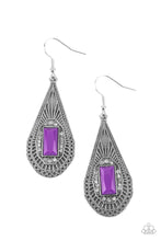 Load image into Gallery viewer, Deco Dreaming Paparazzi Purple Earrings