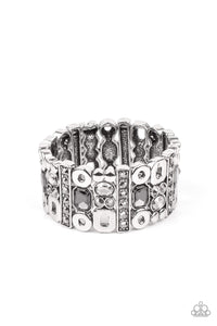 Dynamically Diverse Paparazzi Silver Bracelet
