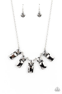 Celestial Royal Paparazzi Silver Necklace