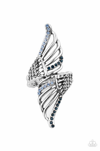 Angels Among Us Paparazzi Blue Ring