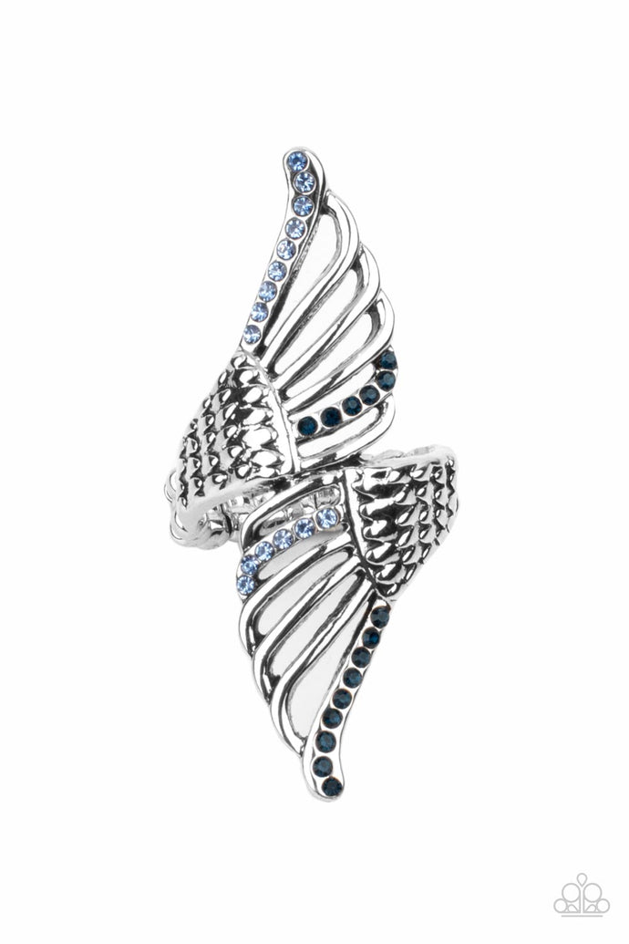 Angels Among Us Paparazzi Blue Ring