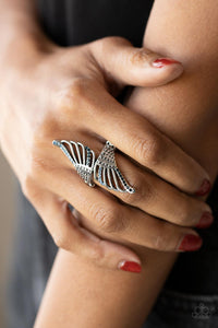 Angels Among Us Paparazzi Blue Ring