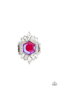 Divine Intervention Paparazzi Pink Ring