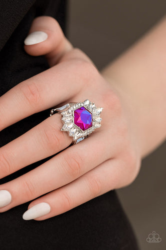 Divine Intervention Paparazzi Pink Ring