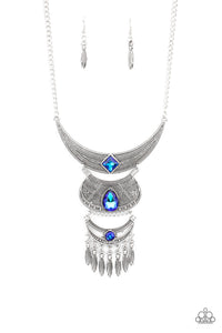 Lunar Enchantment Paparazzi Blue Necklace