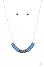 Load image into Gallery viewer, Coup de MANE Paparazzi Blue Necklace