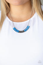 Load image into Gallery viewer, Coup de MANE Paparazzi Blue Necklace