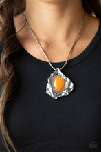 Load image into Gallery viewer, Amazon Amulet Paparazzi Orange Necklace