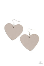 Load image into Gallery viewer, Country Crush Paparazzi Silver Heart Earrings