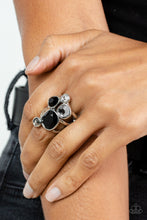 Load image into Gallery viewer, Demandingly Duchess Paparazzi Black Ring