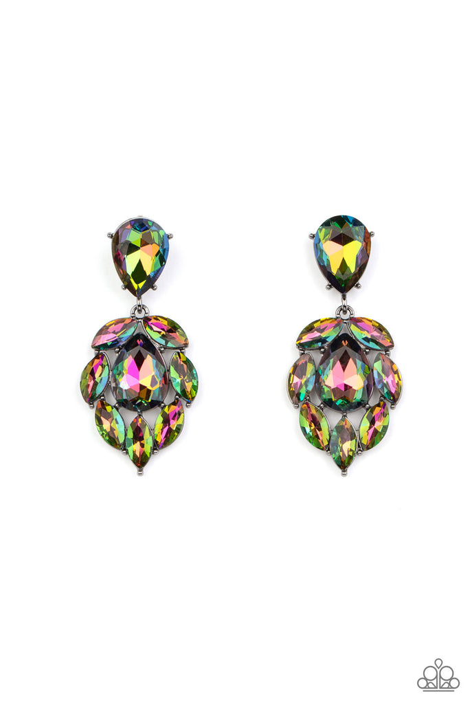 Galactic Go-Getter Paparazzi Oil Spill Multi Earrings