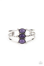 Load image into Gallery viewer, Extra Earthy Paparazzi Purple Stone Bracelet