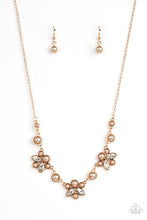 Load image into Gallery viewer, Royally Ever After Paparazzi Brown Necklace with Pearls