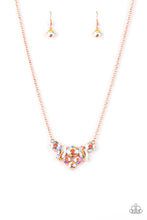 Load image into Gallery viewer, Lavishly Loaded Paparazzi Copper Necklace