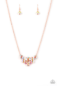 Lavishly Loaded Paparazzi Copper Necklace