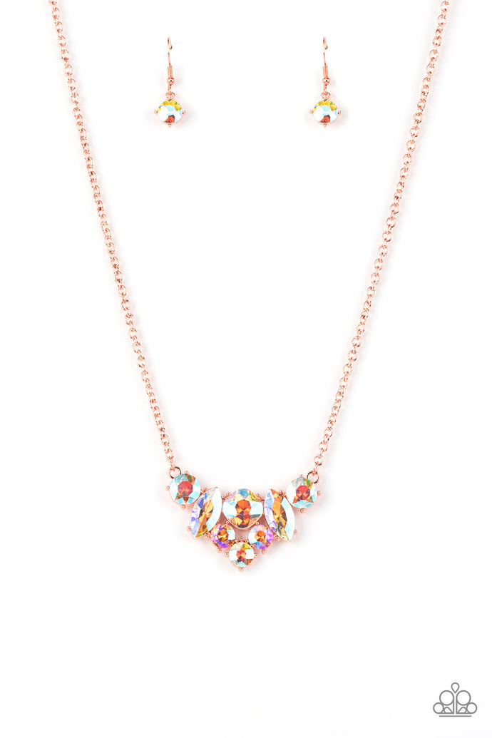 Lavishly Loaded Paparazzi Copper Necklace