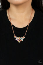 Load image into Gallery viewer, Lavishly Loaded Paparazzi Copper Necklace