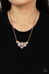 Lavishly Loaded Paparazzi Copper Necklace