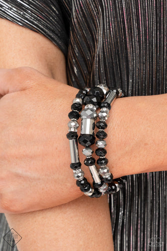 Dynamic Dazzle Paparazzi Black Bracelet