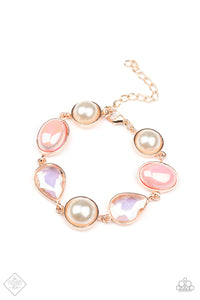 Nostalgically Nautical Paparazzi Rose Gold Bracelet