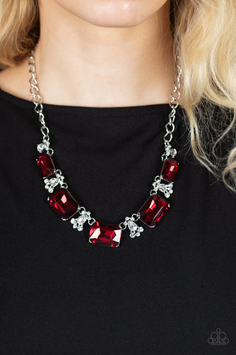 Flawlessly Famous Paparazzi Red Necklace