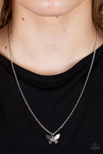 Load image into Gallery viewer, Flutter Love Paparazzi Pink Iridescent Necklace