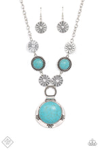 Load image into Gallery viewer, Saguaro Garden Paparazzi Blue Stone Necklace